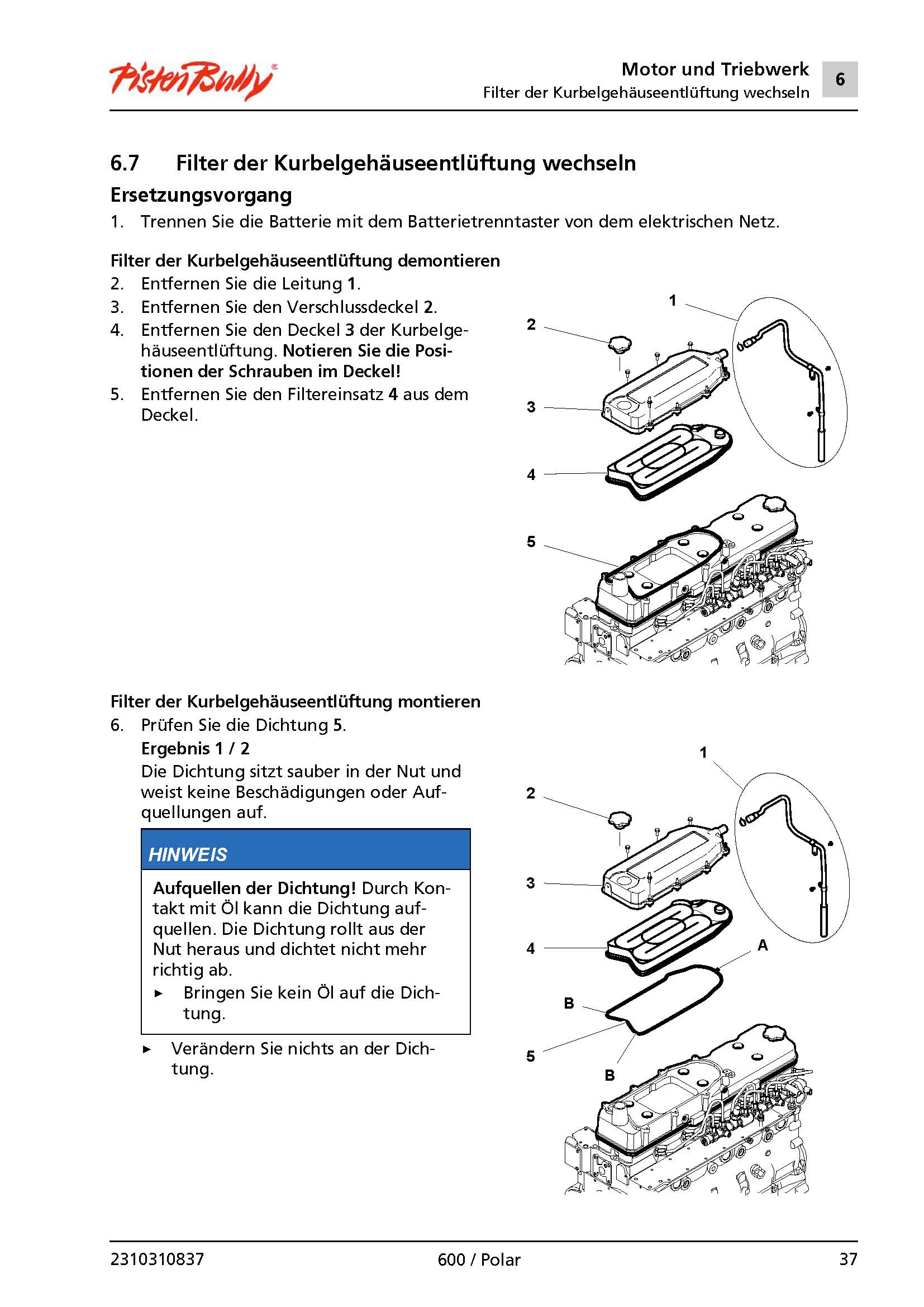 Werkstatthandbuch Dieselmotor Dieselmotor
